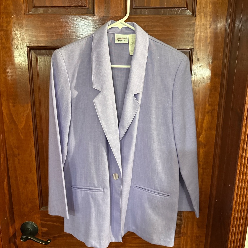 Vintage Bobbie Brooks Light Purple Blazer